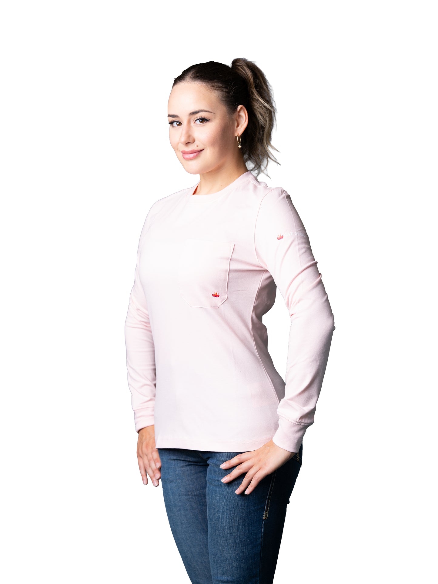 Women's Work Wear Pullover FR Shirt