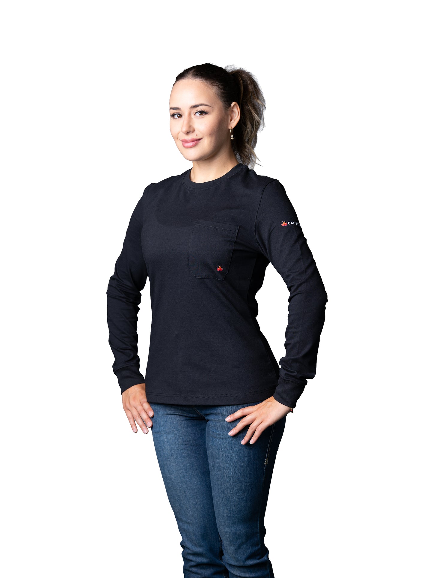 Women's Work Wear Pullover FR Shirt