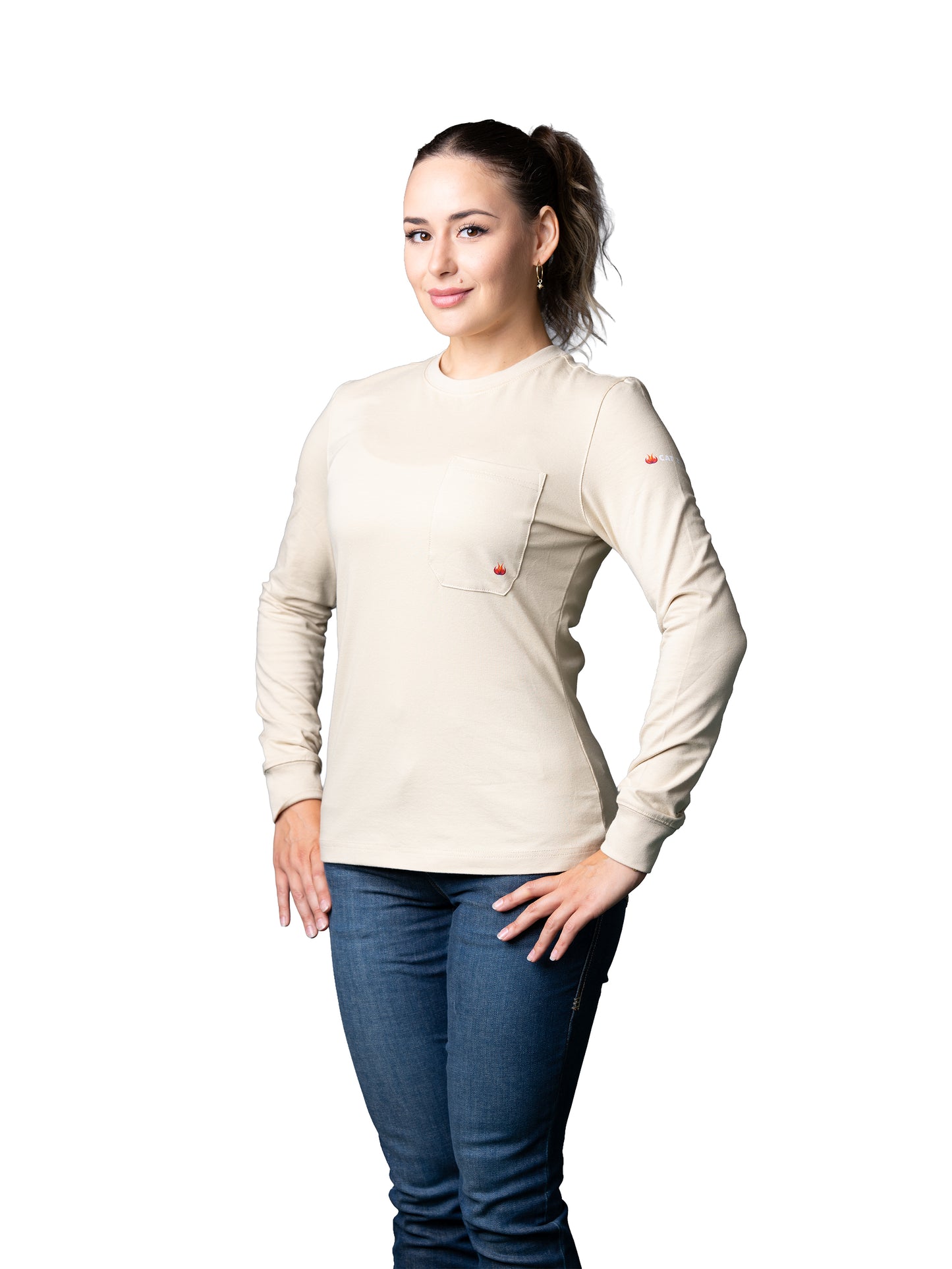 Women's Work Wear Pullover FR Shirt