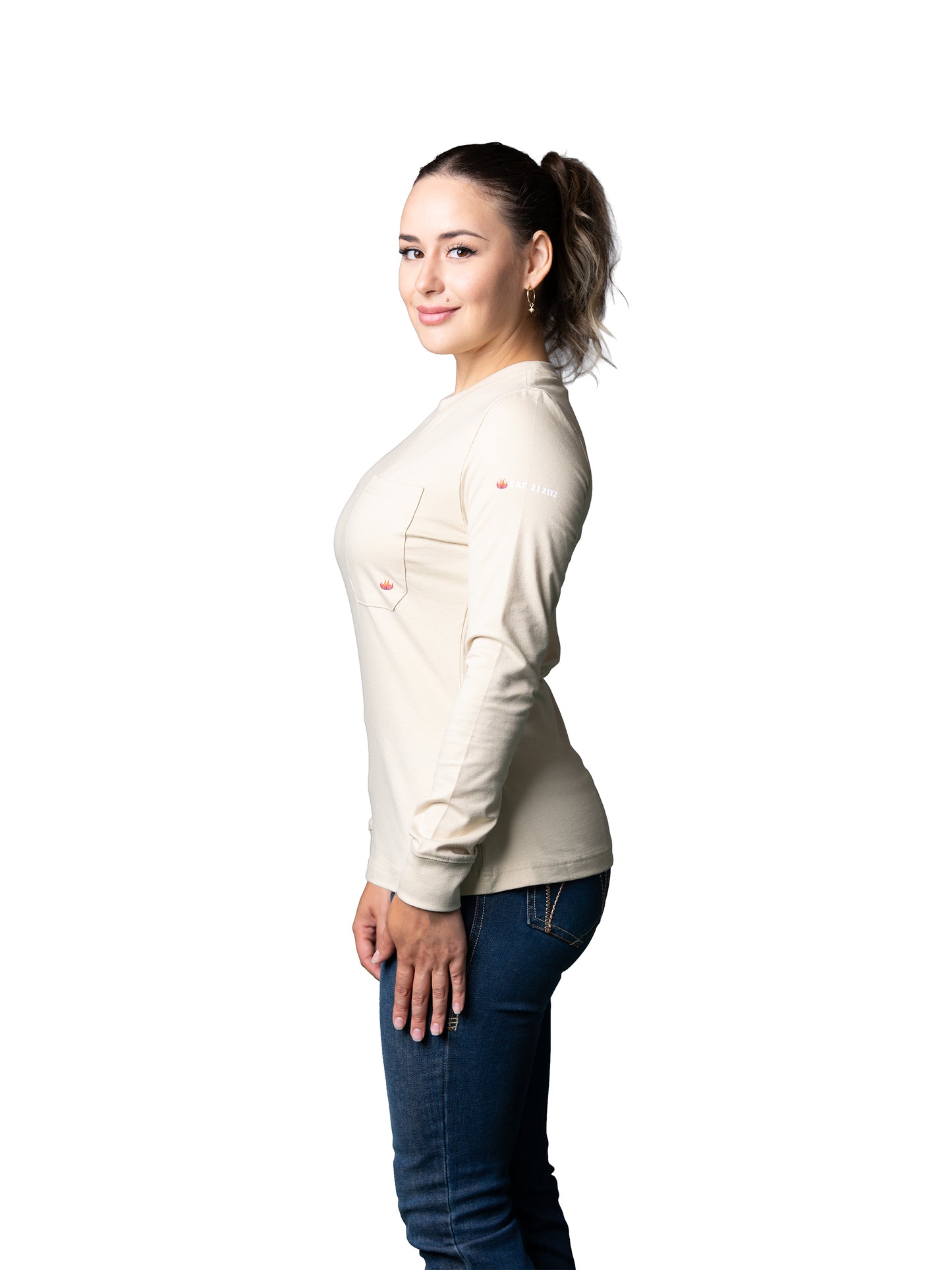 Women's Work Wear Pullover FR Shirt